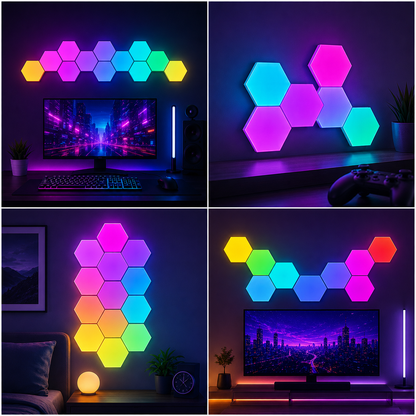 HexGlow™ RGB Wall Panels