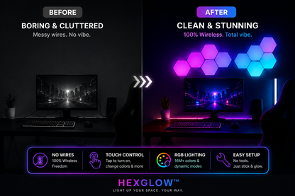 HexGlow™ RGB Wall Panels