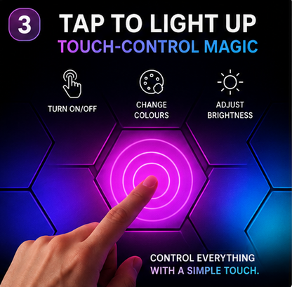 HexGlow™ RGB Wall Panels