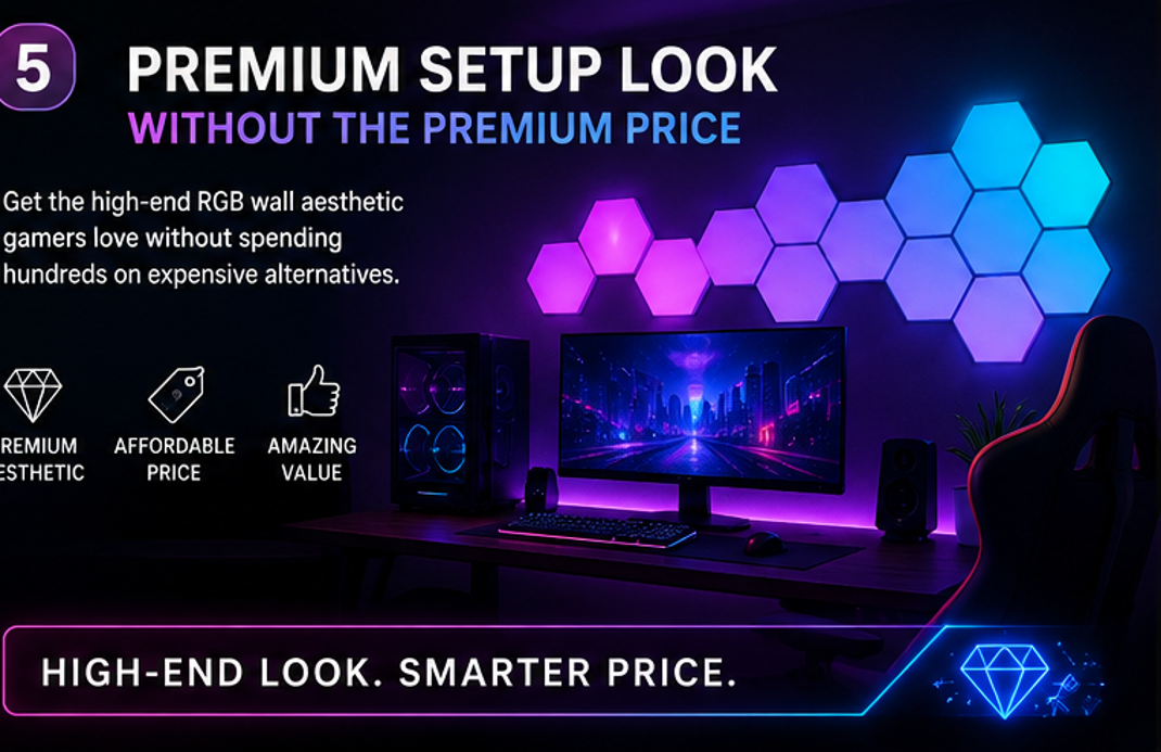 HexGlow™ RGB Wall Panels